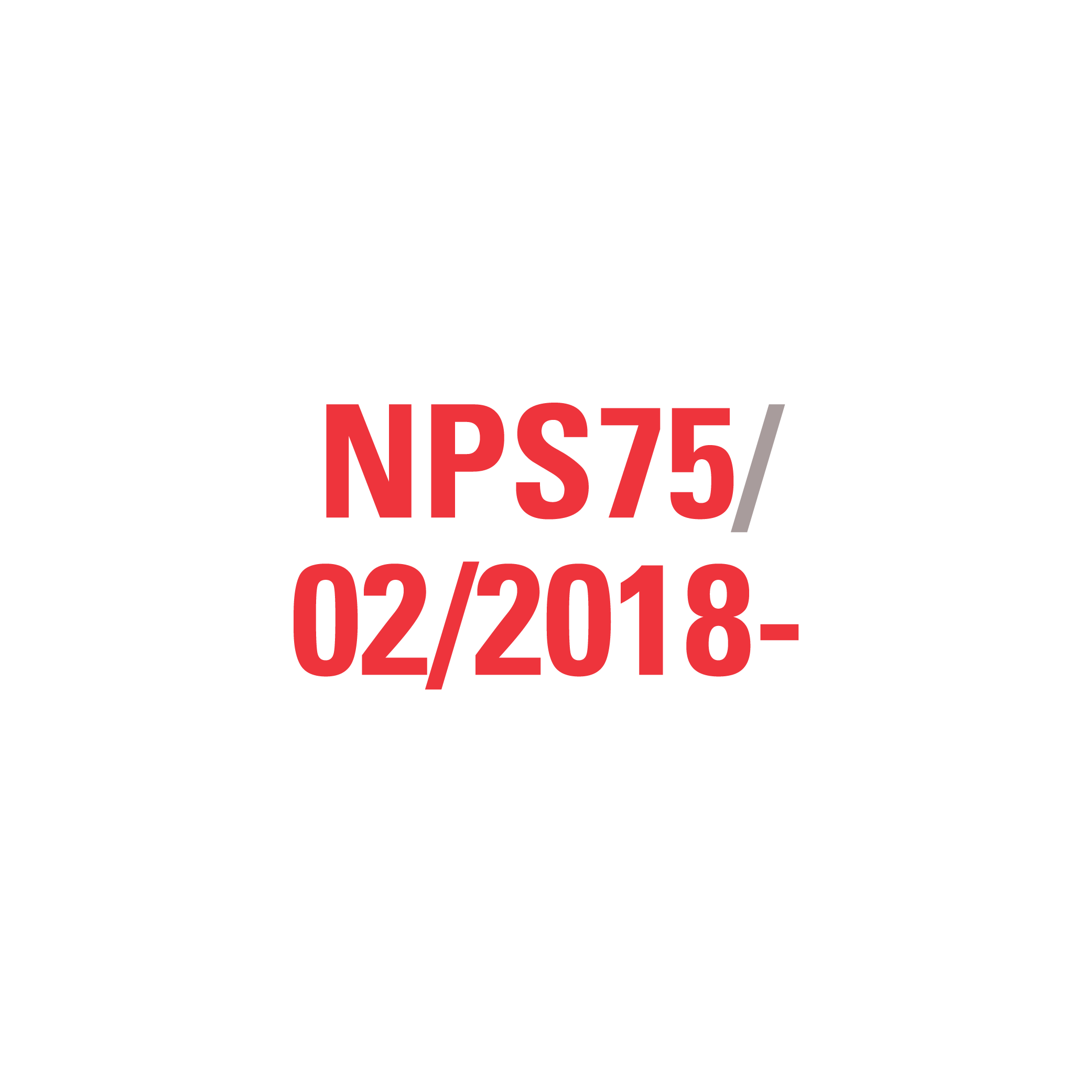 NPS75 02/2018-2025